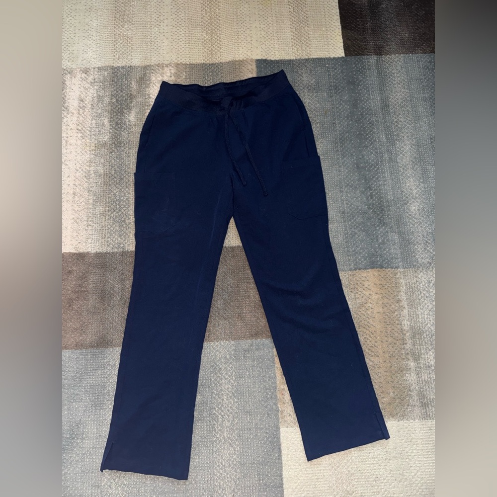 Navy Blue scrubs pants and shirt